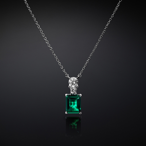 Collana con centrale Chiara Ferragni Brand Emerald