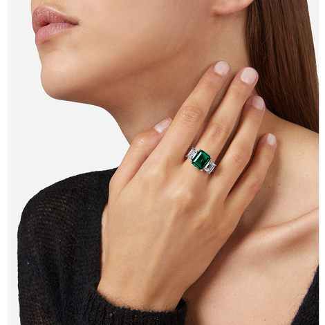 Anello trilogy Chiara Ferragni Brand Emerald