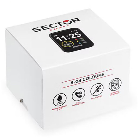 Orologio smartwatch nero Sector S-04 Colours
