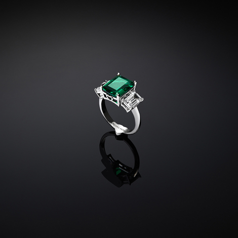 Anello trilogy Chiara Ferragni Brand Emerald
