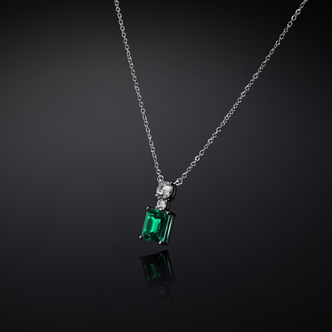 Collana con centrale Chiara Ferragni Brand Emerald