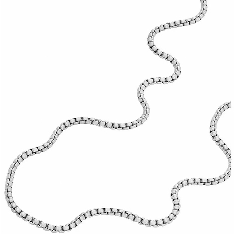 Collana unisex a catena in acciaio Fossil Jewelry