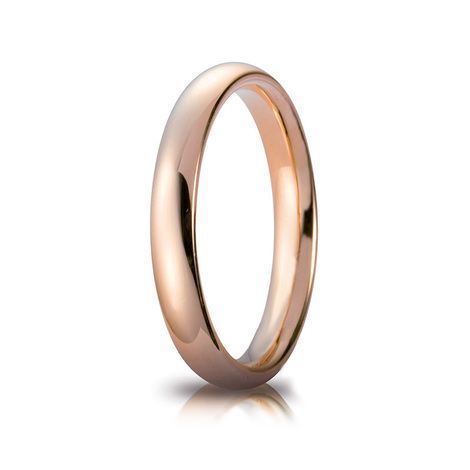 Fede in oro rosso 18kt - 3mm
