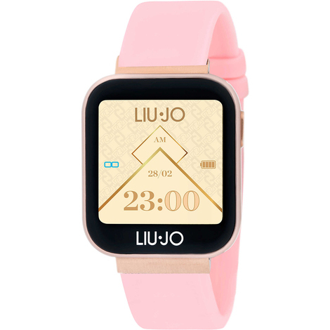 Smartwatch da donna in silicone rosa Liu-Jo