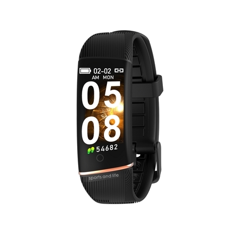 Smartwatch Smarty multifunzione in silcone nero