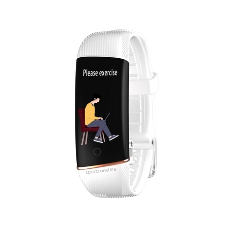 Smartwatch Smarty multifunzione in silcone bianco