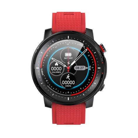 Orologio Smartwatch in silicone rosso